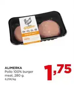 Alimerka Alimerka - pollo 100% burger meat oferta