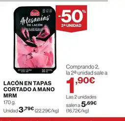Supercor Lacón en tapas cortado a mano mrm oferta