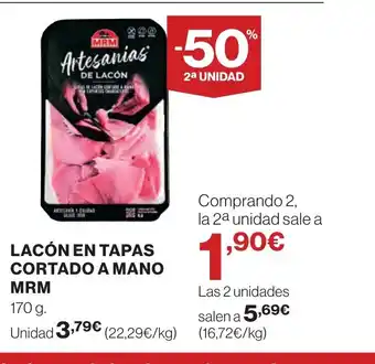 Supercor Lacón en tapas cortado a mano mrm oferta