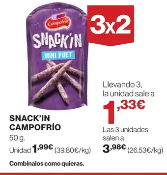 Supercor CAMPOFRIO Snack in oferta