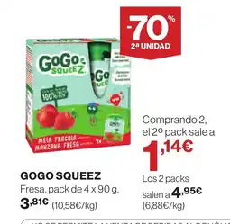 Supercor GOGO SQUEEZ oferta