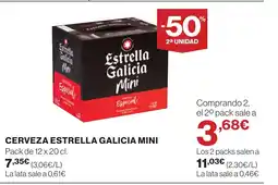 Supercor ESTRELLA GALICIA MINI Cerveza oferta
