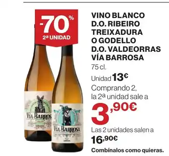 Supercor Vino blanco d.o. ribeiro treixadura o godello oferta