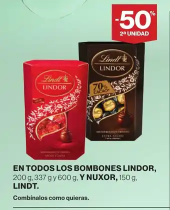 Supercor LINDOR En todos los bombones oferta