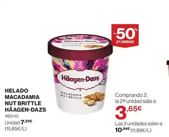 Supercor HÄAGEN-DAZS Helado macadamia nut brittle oferta