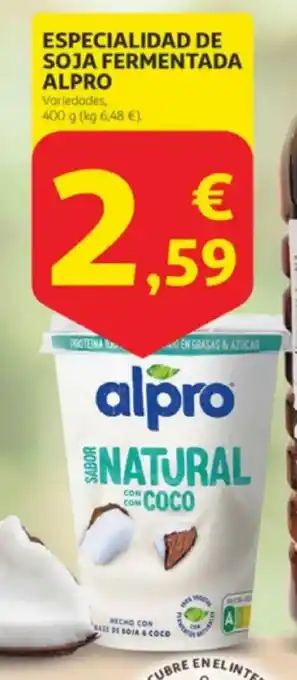 Alcampo ALPRO Especialidad de soja fermentada oferta