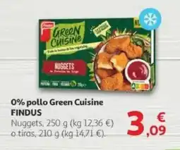 Alcampo FINDUS 0% pollo Green Cuisine oferta