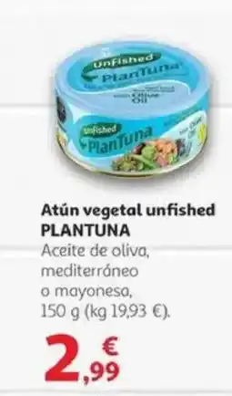 Alcampo PLANTUNA Atún vegetal unfished oferta