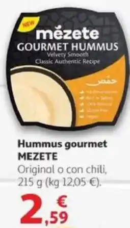 Alcampo MEZETE Hummus gourmet oferta