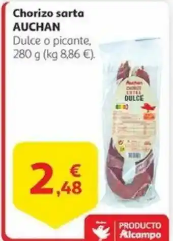 Alcampo AUCHAN Chorizo sarta oferta
