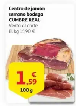 Alcampo CUMBRE REAL Centro de jamón serrano bodega oferta