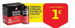 Alcampo ESTRELLA GALICIA Cerveza especial oferta