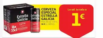 Alcampo ESTRELLA GALICIA Cerveza especial oferta