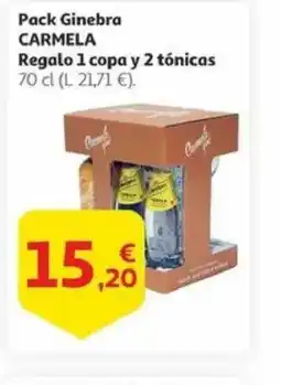 Alcampo CARMELA Pack Ginebra oferta