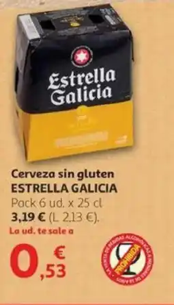 Alcampo ESTRELLA GALICIA Cerveza sin gluten oferta