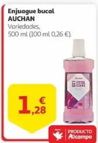 Alcampo AUCHAN Enjuague bucal oferta