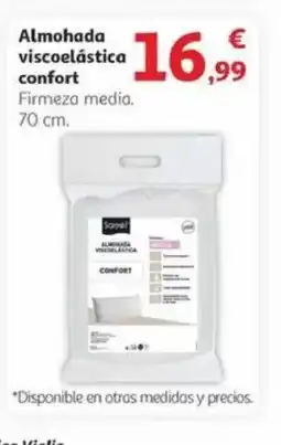 Alcampo Almohada viscoelástica confort oferta