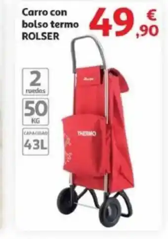 Alcampo Carro con bolso termo oferta