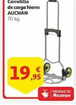 Alcampo AUCHAN Carretilla de carga hierro oferta