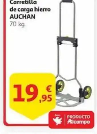 Alcampo AUCHAN Carretilla de carga hierro oferta
