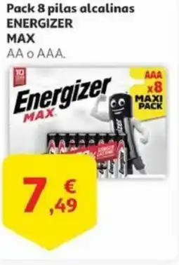 Alcampo ENERGIZER Pack 8 pilas alcalinas oferta