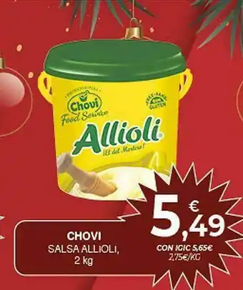 CashDiplo Chovi Salsa Allioli oferta