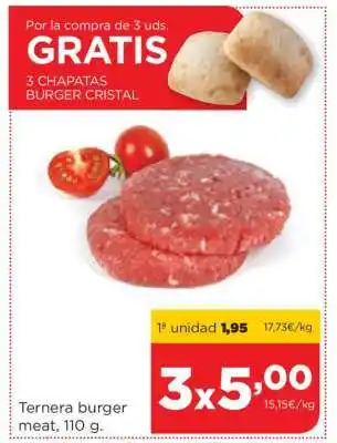 Alimerka Ternera burger meat, 110 g oferta