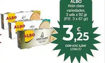 CashDiplo Albo Atún Claro Variedades oferta