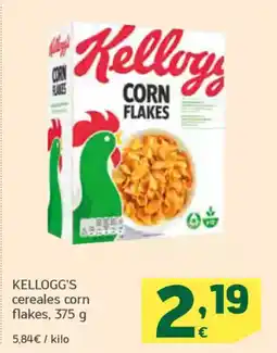 HiperDino KELLOGG'S cereales corn flakes oferta