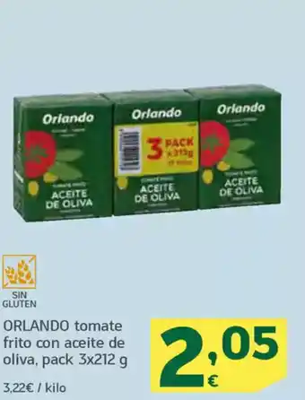 HiperDino ORLANDO tomate frito con aceite de oliva oferta
