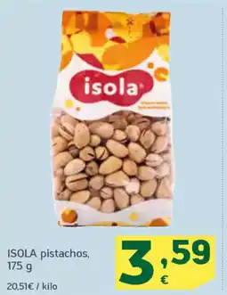 HiperDino ISOLA pistachos, oferta