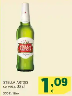 HiperDino STELLA ARTOIS cerveza oferta