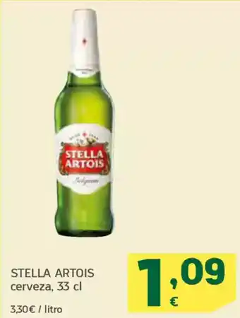 HiperDino STELLA ARTOIS cerveza oferta