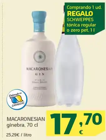 HiperDino MACARONESIAN ginebra, oferta