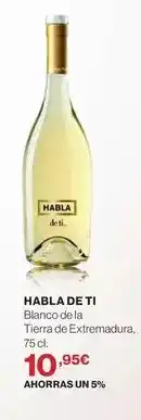 El Corte Inglés Blanco - de la tierra de extremadura oferta