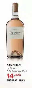 El Corte Inglés Can sumoi - la rosa d.o. penedés oferta