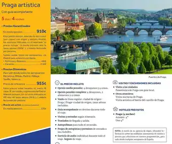 Nautalia Viajes Praga artistica oferta