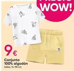 Pepco Wow - conjunto 100% algodón oferta