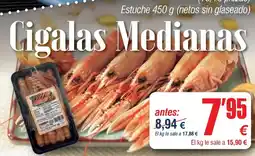 Abordo Cigalas medianas oferta