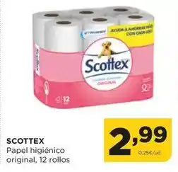Alimerka Scottex - papel higienico original oferta