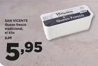 Alimerka San vicente - queso fresco tradicional oferta