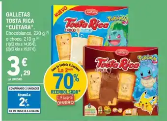 E.Leclerc CUÉTARA Tosta rica oferta