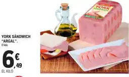 E.Leclerc ARGAL York sándwich oferta