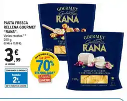E.Leclerc RANA Pasta fresca rellena gourmet oferta