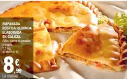 E.Leclerc Empanada rústica redonda elaborada oferta