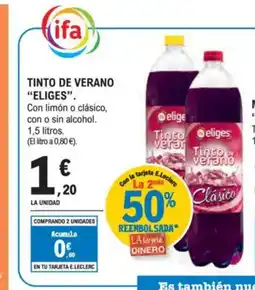 E.Leclerc ELIGES Tinto de verano oferta