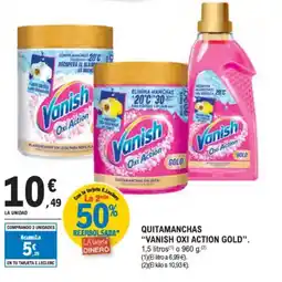 E.Leclerc VANISH OXI ACTION GOLD Quitamanchas oferta