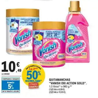 E.Leclerc VANISH OXI ACTION GOLD Quitamanchas oferta