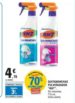 E.Leclerc KH7 Quitamanchas pulverizador oferta