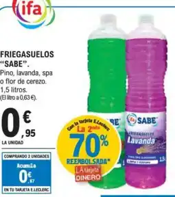 E.Leclerc SABE Friegasuelos oferta
